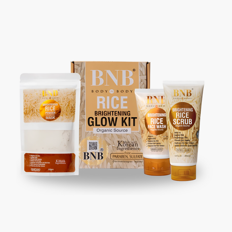 Rice Extract Facial Kit For Bright & Glowing Skin